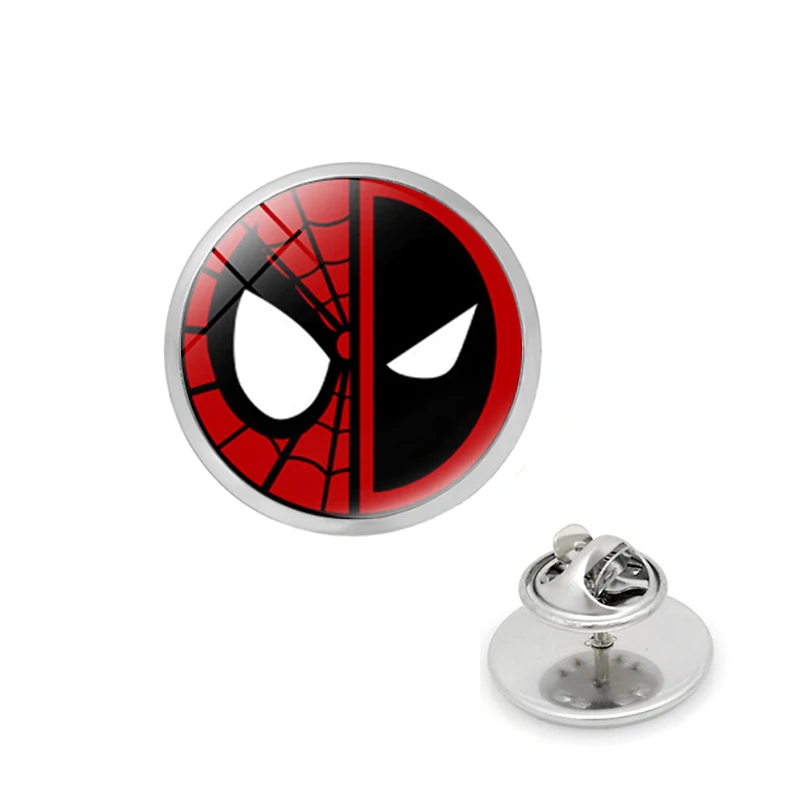 Avengers Brooches Pins Thor Flash Captain America Superman Deadpool Batman Black Panther Pin Men Coat Jewelry | Украшения и