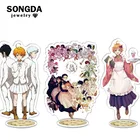 Фигурка аниме обещанный неверлэнд, Yakusoku No Neverland, Эмма Норман Рэй, фототабличка, декор для стола, стоячий знак, игрушка