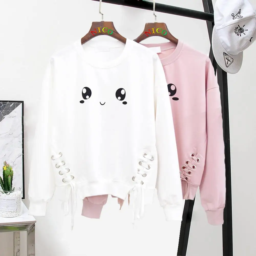 

Толстовка женская с капюшоном и принтом «глаза»