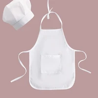 cute kids chef apron hat set costumes cotton blended chef baby white cook costume photos photography prop little chef hat apron
