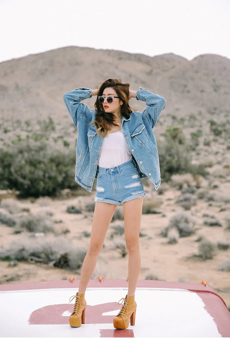 Джинсовая куртка для женщин джинсовая куртка-бомбер белого цвета свободная