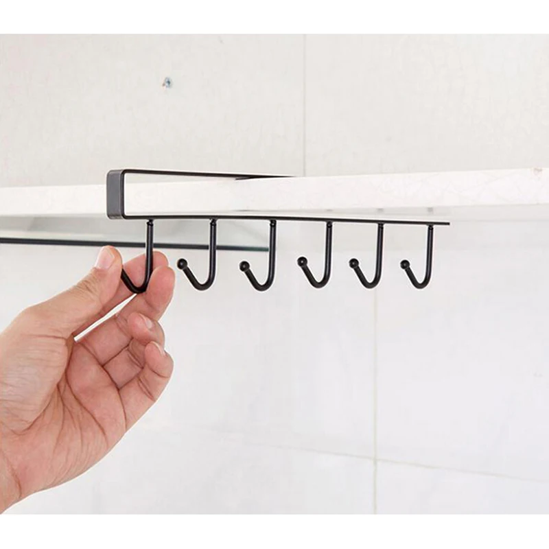

Kitchen Storage Rack Cupboard Hanging Hook Hanger Storage Organizer Holder Kitchen Bedroom Bathroom Sundries Hook Hot