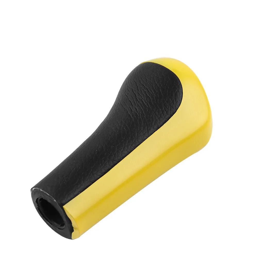 Желтый рычаг переключения передач для автомобиля электрическое покрытие 5/6