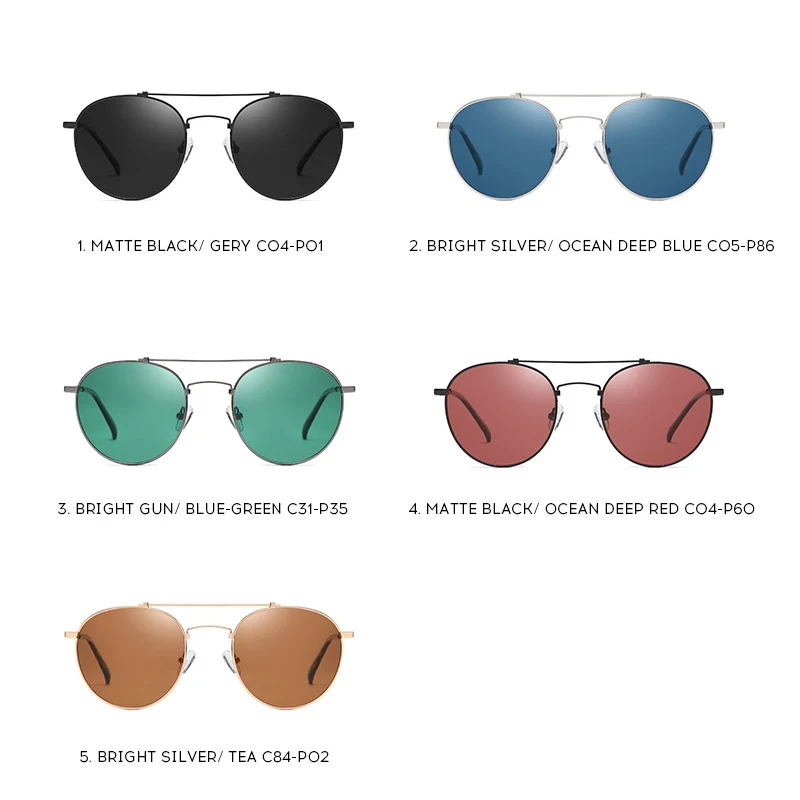 

2020 Men Vintage Aluminum Polarized Glasses Mirror Sun Glasses Coating Lens Driving Eyewear Accessories For Women