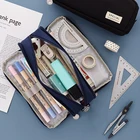 Оригинальный чехол с двойным лицом, блестящий чехол, специальный двусторонний холщовый чехол для хранения макарон, канцелярские принадлежности, подарок для школы и путешествий