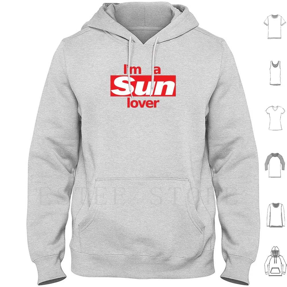 

I'm A Sun худи для влюбленных с длинным рукавом The Sun The Macc Lads Macclesfield газета Tabloid newof The