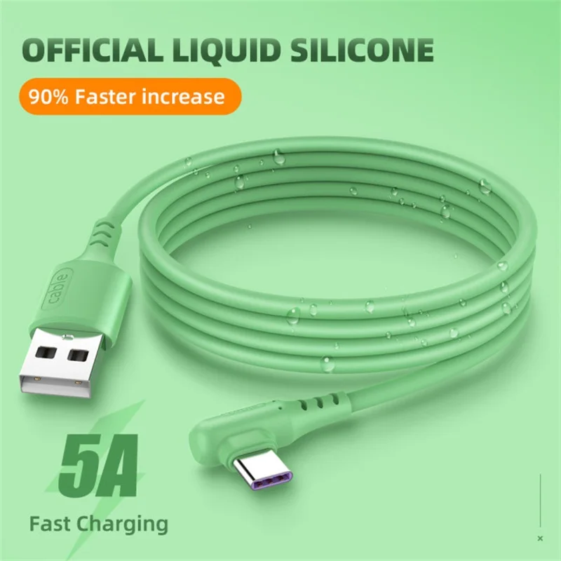 Suhach Liquid Color 5A USB Type C кабель для Samsung Быстрая зарядка передачи данных Redmi Note 8 pro