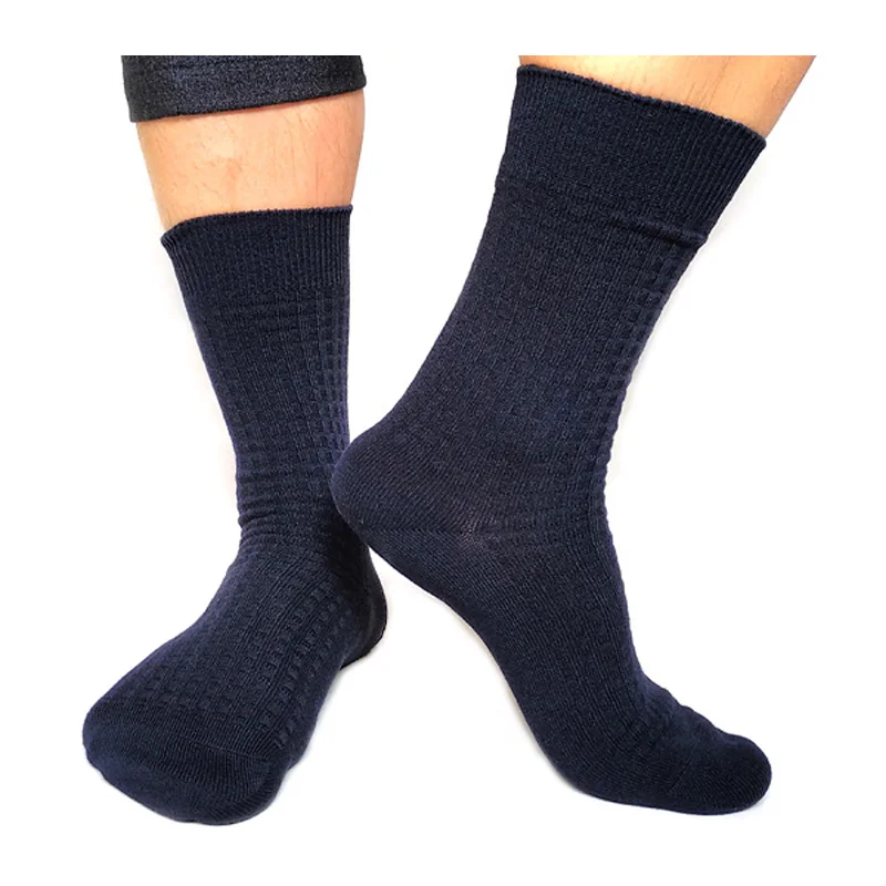 Носки мужские хлопковые в клетку Классические деловые формальные под костюм