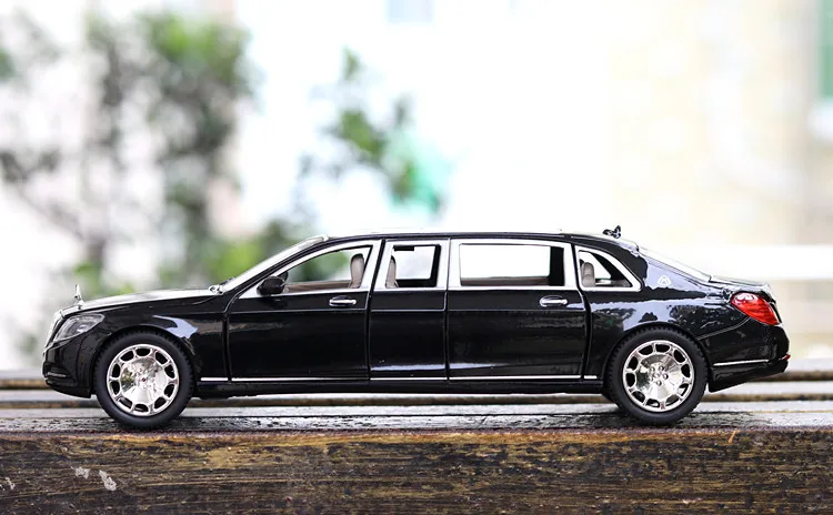 Высокая имитация литья под давлением 1/24 Bens S600 модель игрушечного автомобиля из металлического сплава оттягивающие назад Машинки Игрушки транспортные средства для детей Подарки для детей
