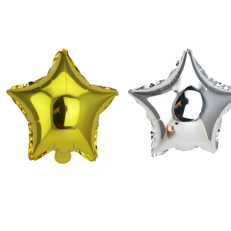 Воздушные шары из фольги с пятиконечной звездой 10 дюймов 20 шт. | Дом и сад