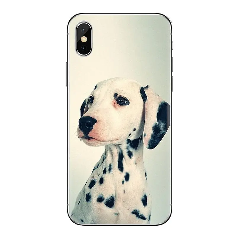 Ультра тонкий чехол детский далматинец щенки собака для samsung Galaxy S2 S3 S4 S5 мини S6 S7