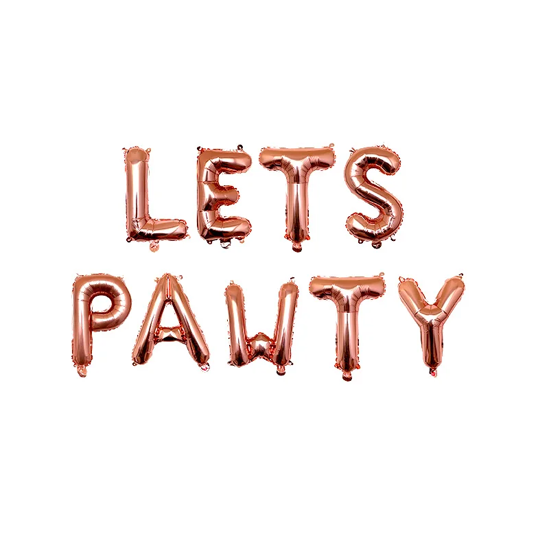 1 Набор 16 ''фольгированные воздушные шары милые буквы позволяет PAWTY вечерние