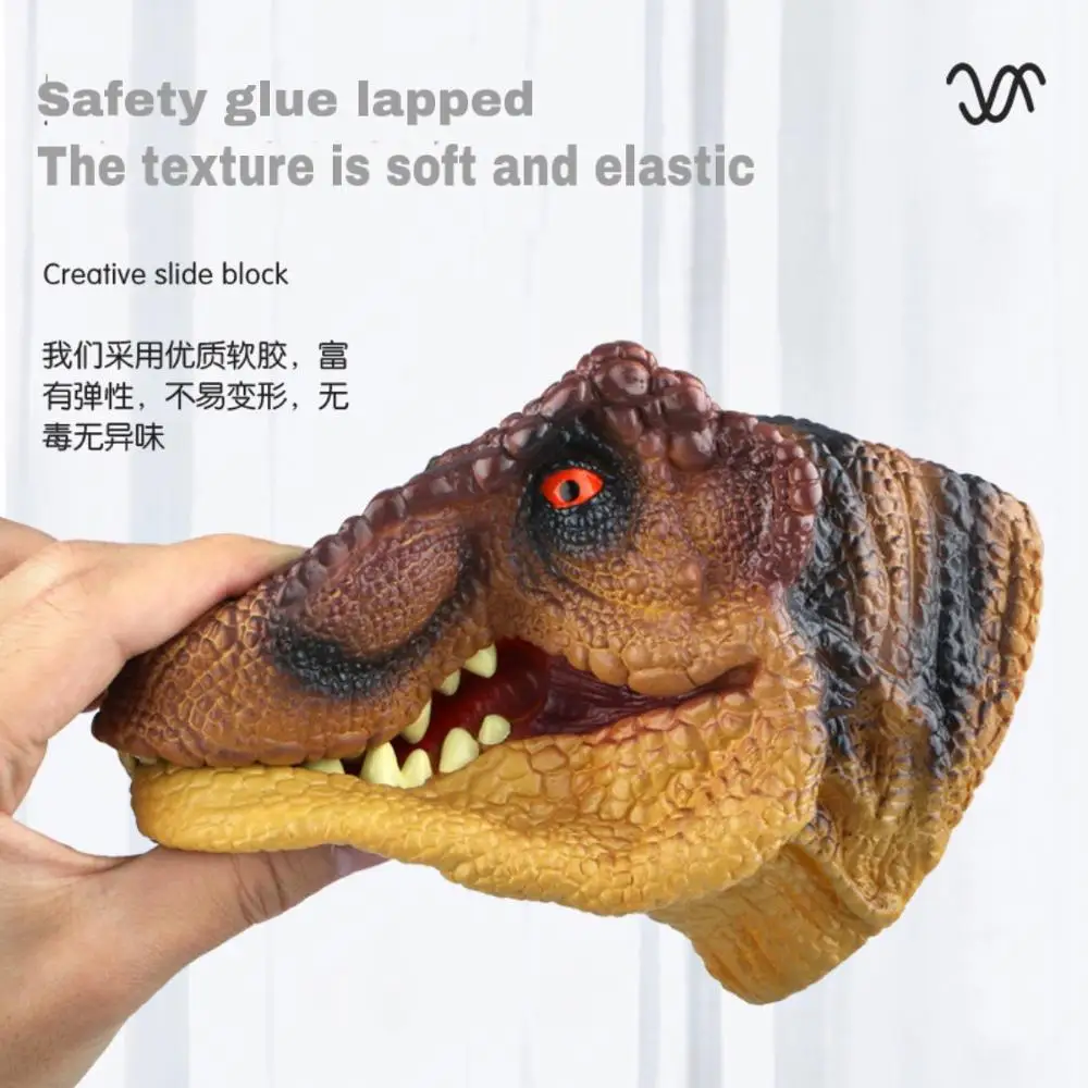 Женская мягкая резиновая голова животного Ручные куклы фигурки игрушки перчатки