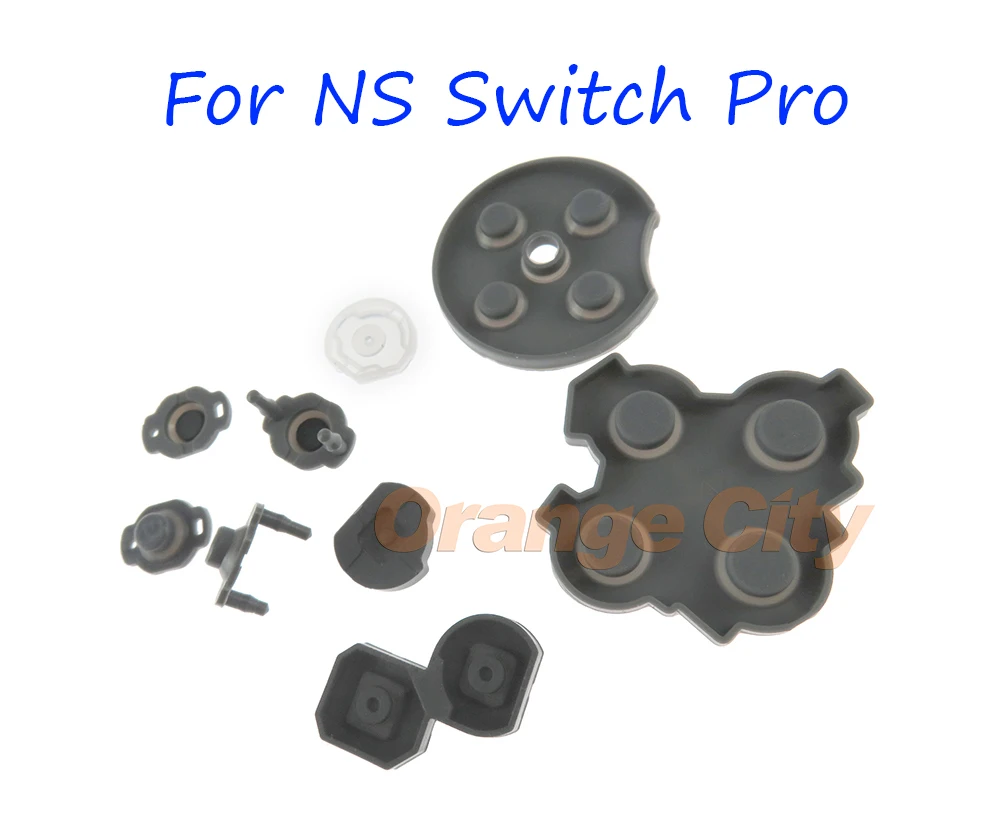 100 комплектов запасных частей для NS Switch Console Pro LR Key Button ZL ZR Контроллер ABXY