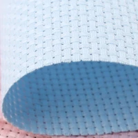 free shipping embroidery fabric 18st 18ct cross stitch canvas cloth light sky blue