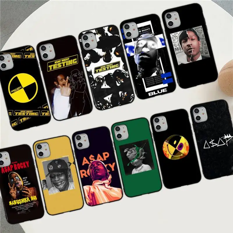 

ASAP Mob Asap Rocky Rapper TESTING Phone Case for iPhone 11 12 13 mini pro XS MAX 8 7 6 6S Plus X 5S SE 2020 XR cover