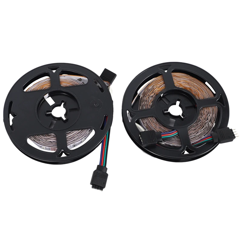 

10M 600Leds 3528 Smd Rgb 2X 5M Led Light Strip + 44 Key Ir Remote Controller