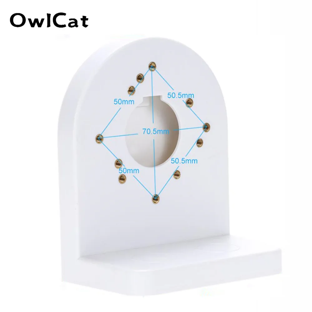 Купольная камера видеонаблюдения Потолочная подставка с прямым углом и винтами