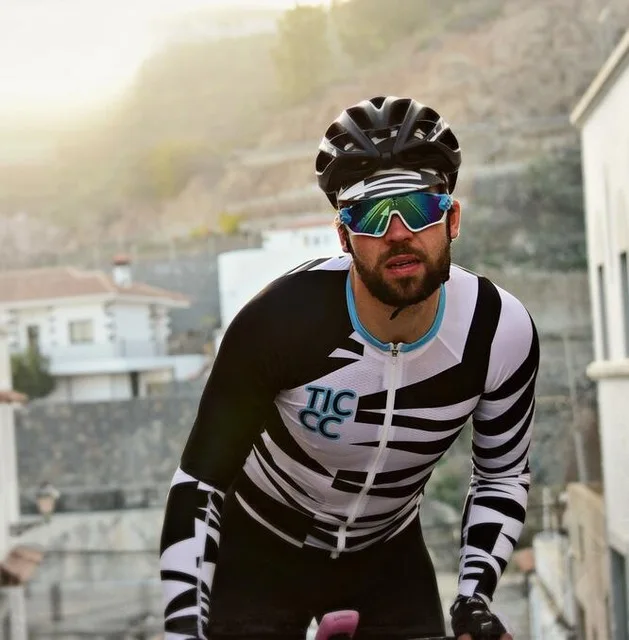 

Spring Autumn Cycling Jersey MTB Bike Jersey Shirt Long Sleeve TICC Team Cycling Tops Mens Bicycle Wear Ropa Maillot Ciclismo