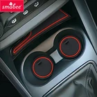 Коврик для подстаканника для Лада Веста 2020 SW CROSS CVT, нескользящая накладка, 6 шт.компл. аксессуары, подстаканники, резиновый коврик