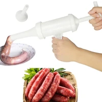 labor saving kitchen tools easy clean diy hot dog meat filling funnel home poultry manual sausage maker portable stuffer ham