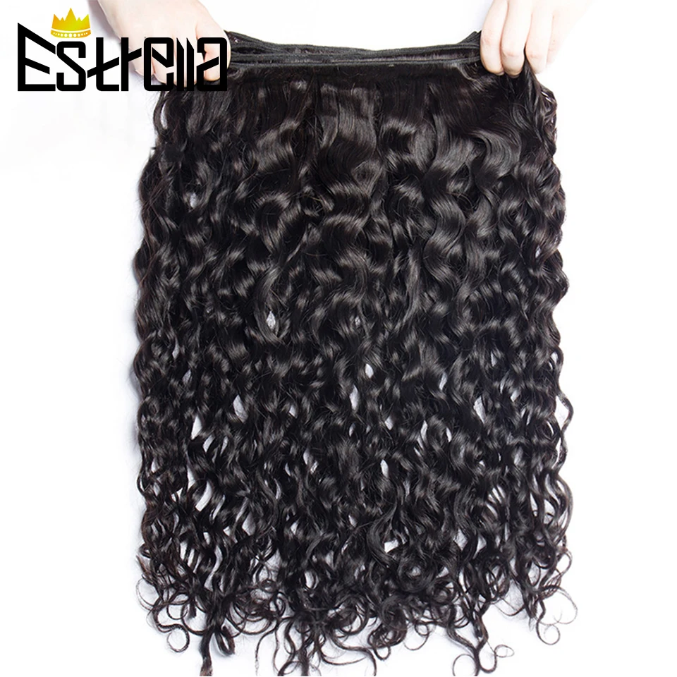 Волнистые пучки волос бразильские пряди 100% натуральные волосы для наращивания