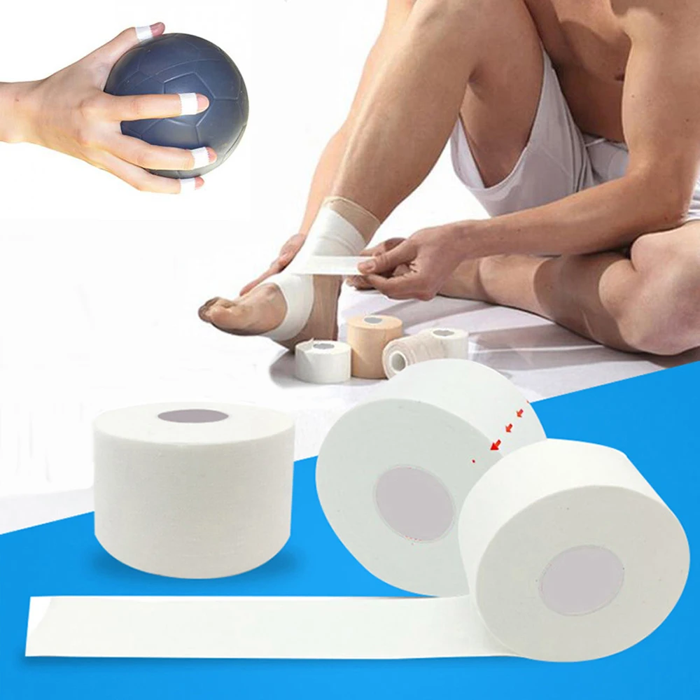 

Sportstape White Patch Sports Bandage Run Soccer Sports Ankle Brace Wrist Brace Breathable Moisturizing Tape for Muscle Support