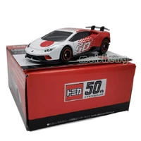 takara tomy tomica lamborghini hurac%c3%a1n performante 50th anniversary alloy diecast metal car model vehicle toys gifts collections