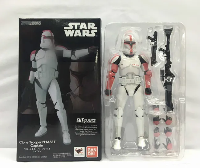 BANDAI Звездные войны Империя клон корпус капитанов передвижная модель 15 см