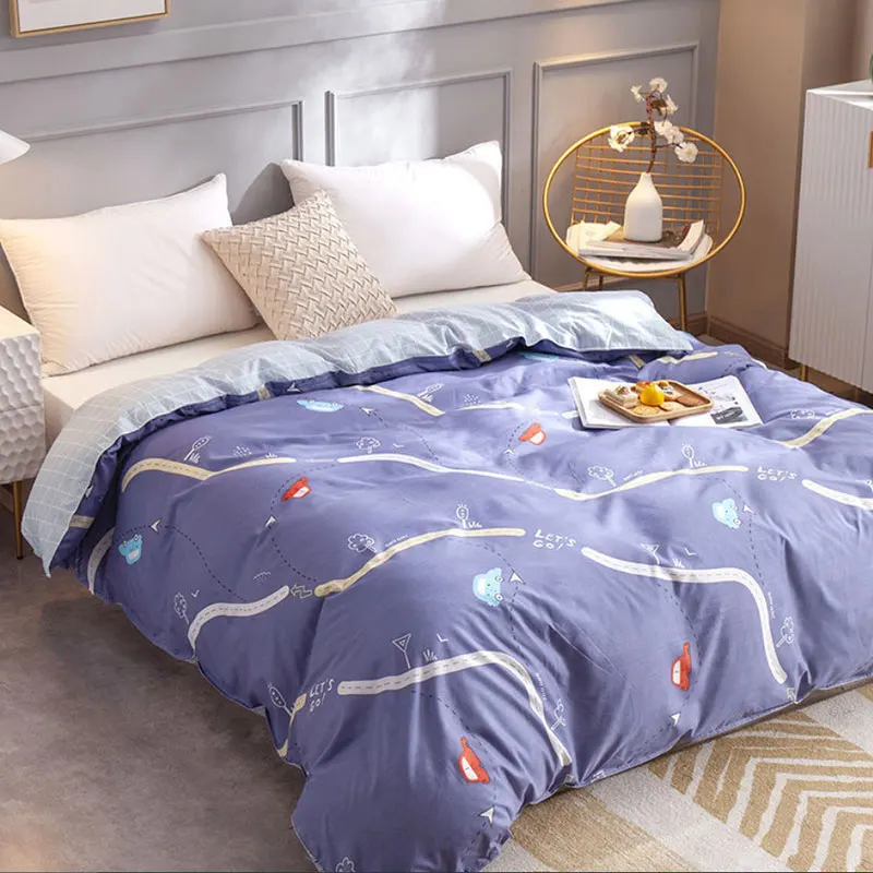 

Nordic stylequilt cover one-piece skin-friendly quilt cover net red sheets student dormitory quilt cover bedding