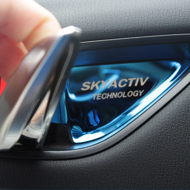 Автомобильная дверная ручка крышка накладка украшение интерьера для Mazda Atenza CX5 CX 5