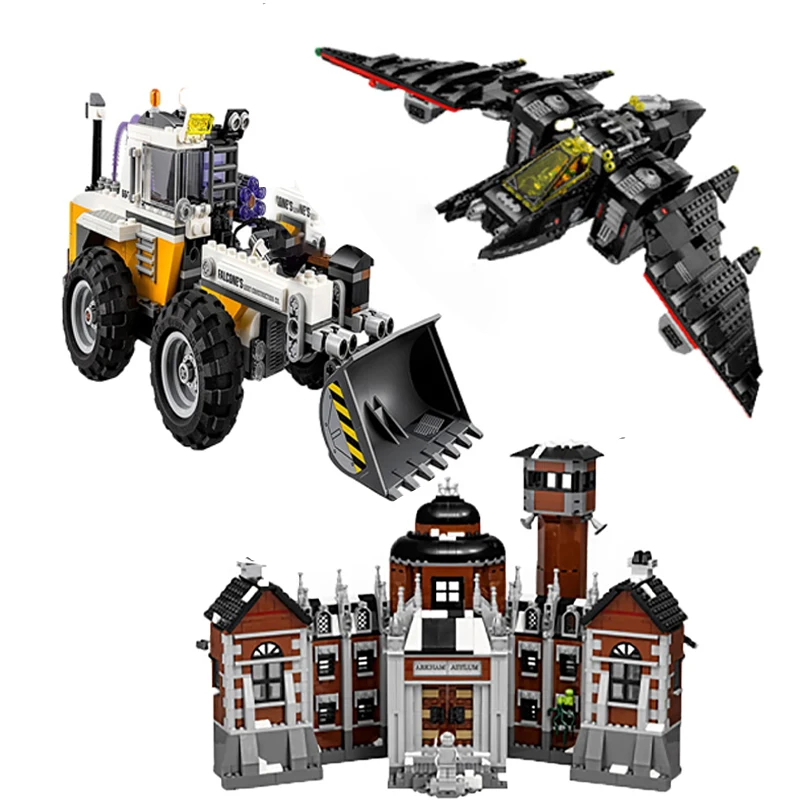 Конструктор детский летучая мышь из серии Аркхэм убежище | Игрушки и хобби