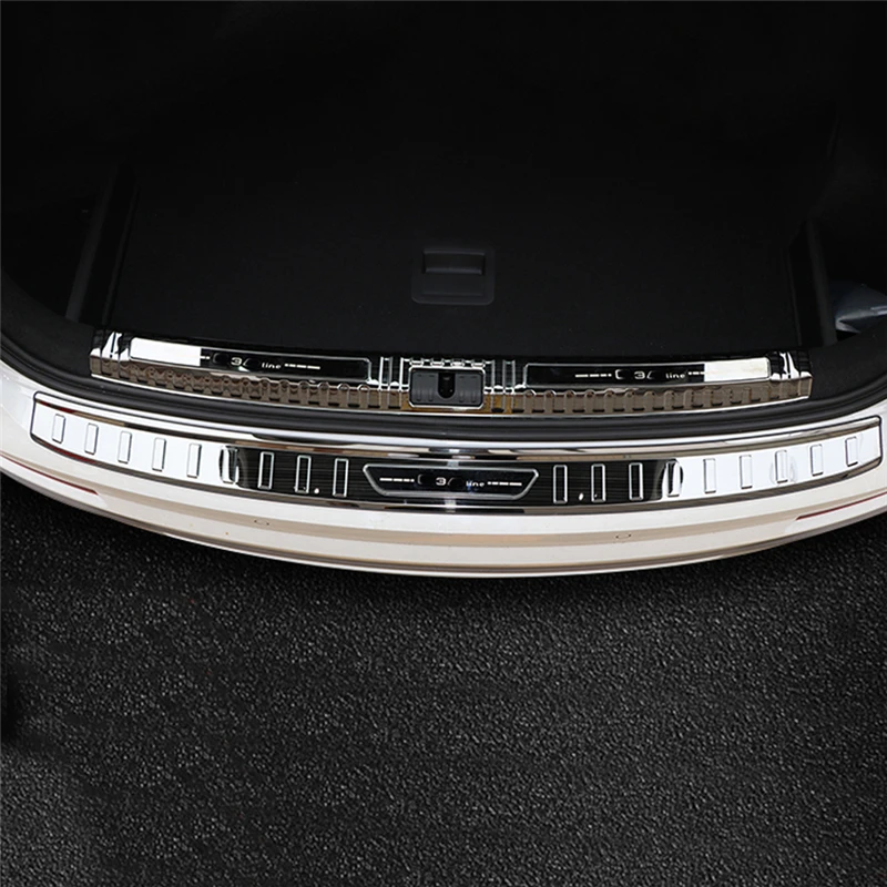 Автомобильный Стайлинг GELINSI накладка на заднюю дверь багажник бампер протектор