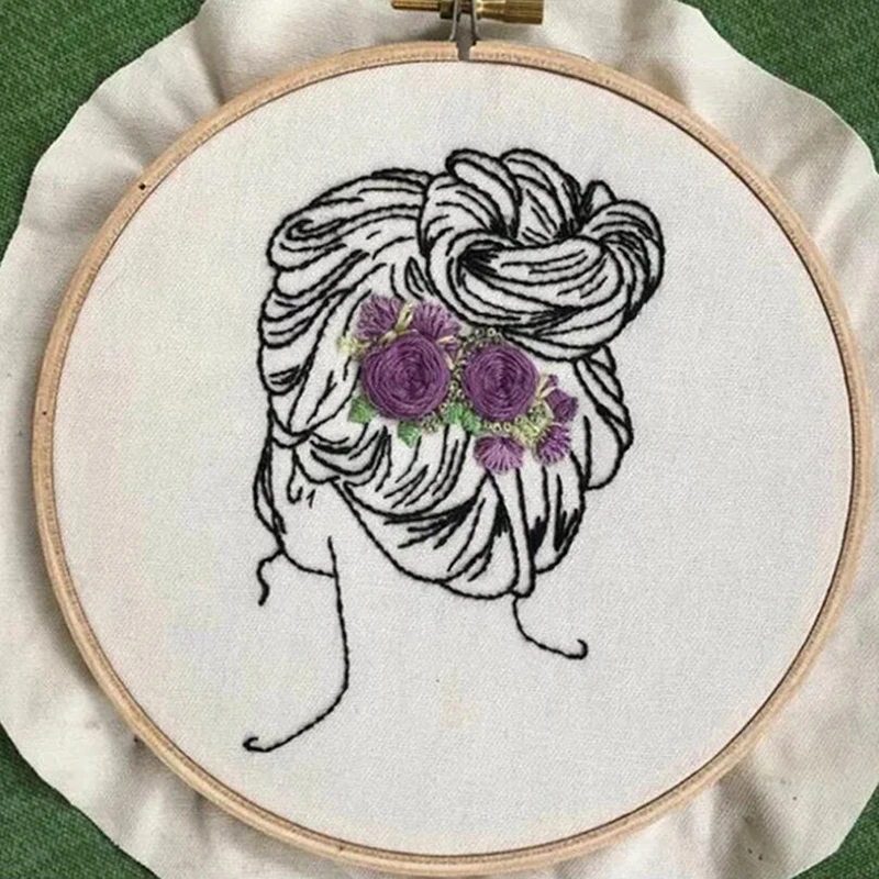 Новый Набор для вышивки 3D сделай сам начинающих базовое изготовление ткани