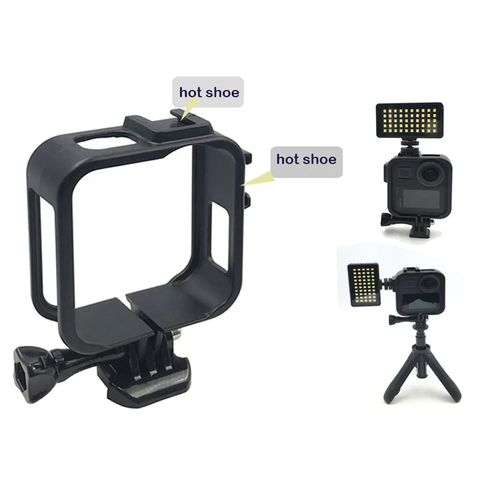 

Защитная рамка для GoPro Max Border Case Shell из алюминиевого сплава Защитная клетка для GoPro Max Panoramic Action Camera Parts