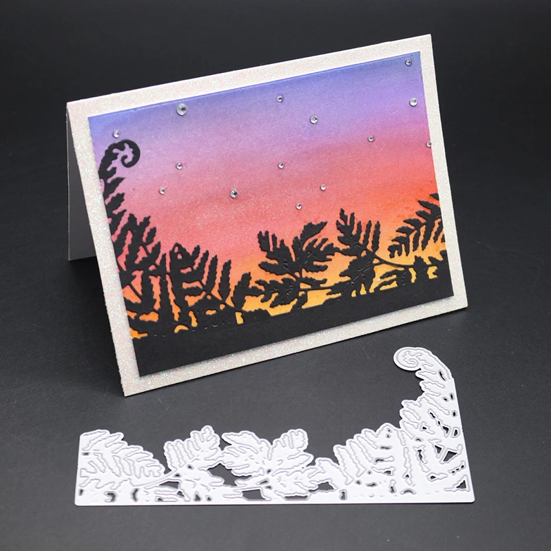 

DABOXIBOS Plants After Rain Metal Cutting Dies Stencils For DIY Scrapbooking/Photo Album Decorative Embossing DIY Handcrafts
