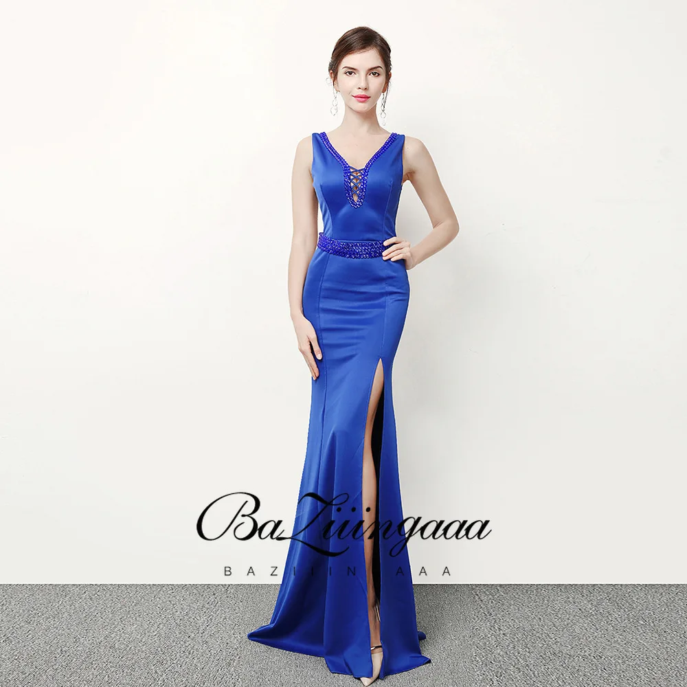 

BAZIIINGAAA Luxury 2021 Party Elegant Woman Evening Gown Plus Size Slim Printed Long Evening Dresses Suitable for Formal Parties