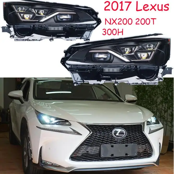 Picture Автомобильная фара bupmer для Lexus фары NX200 NX200T NX300T автомобильные аксессуары все в светодиодный противотуманный фонарь для Lexus фары - Цвет: Picture