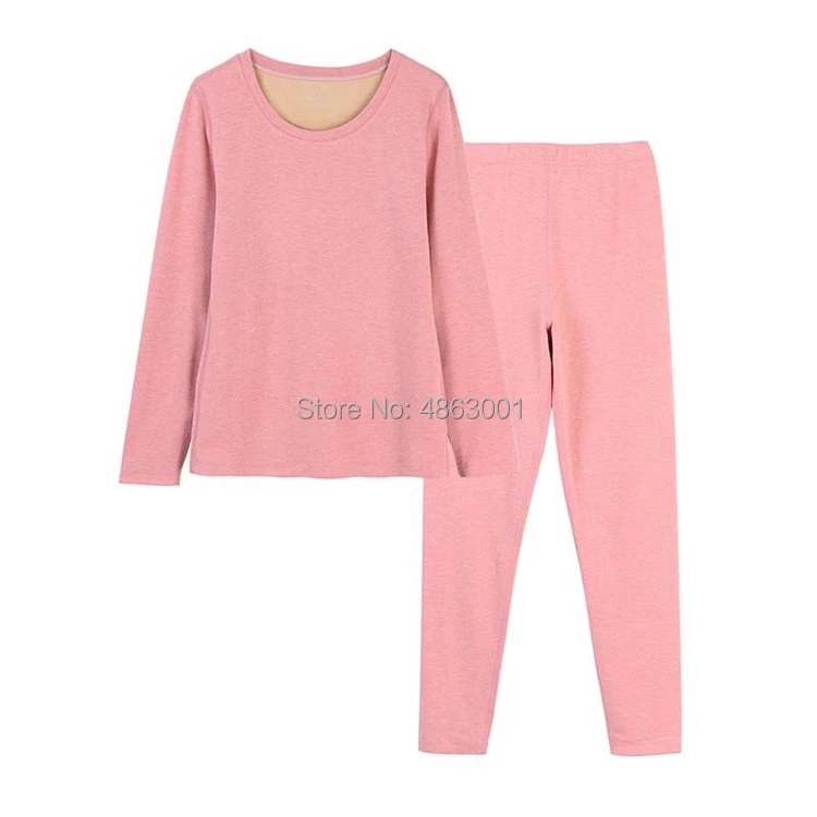 Термобелье комплект кальсоны для женщин теплая одежда женский зимний костюм