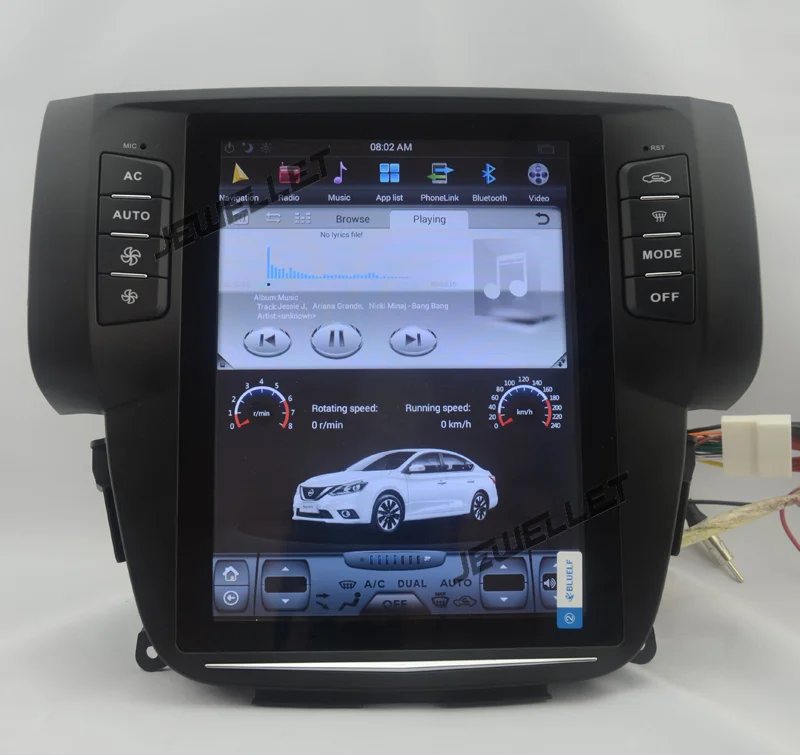 10 4 &quottesla style вертикальный экран android 9 0 шестиядерный автомобильный GPS