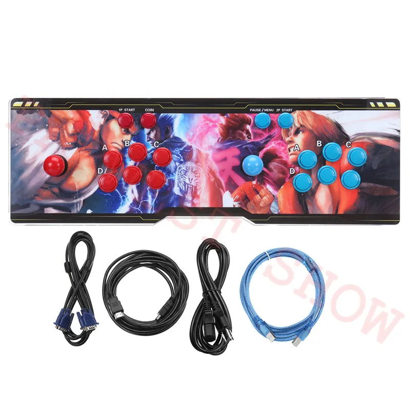 I MODEL Pandora Box 9d 2500 В 1 игровая печатная плата аркадная игровая консоль 2500 игр с джойстиком Sanwa для 2 игроков домашняя Боевая машина - Цвет: I MODEL