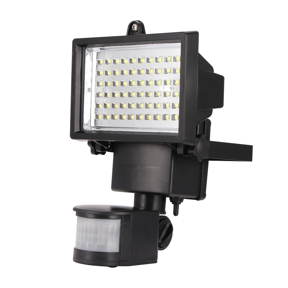 

Waterproof 60 LED Solar Panel Power Light PIR Motion Sensor Wall Lamp Outdoor Path Yard Garden Fence Night Light