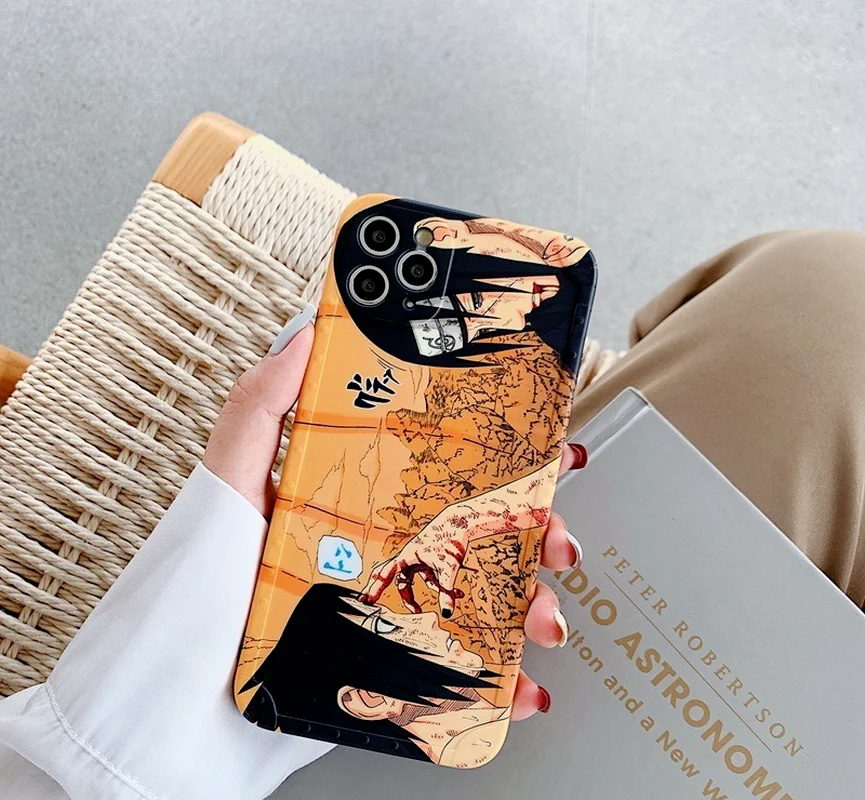 Силиконовый чехол Наруто для IPhone 13 pro max 7 / 8 /Plus X XS XR Max 11 12/Pro/с милым рисунком | Дом и