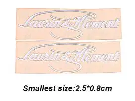 2 шт., внутренняя наклейка из нержавеющей стали Laurin & Klement для Skoda Superb Fabia Octavia Rapid Superb Yeti Kamiq Scala Karoq, наклейка