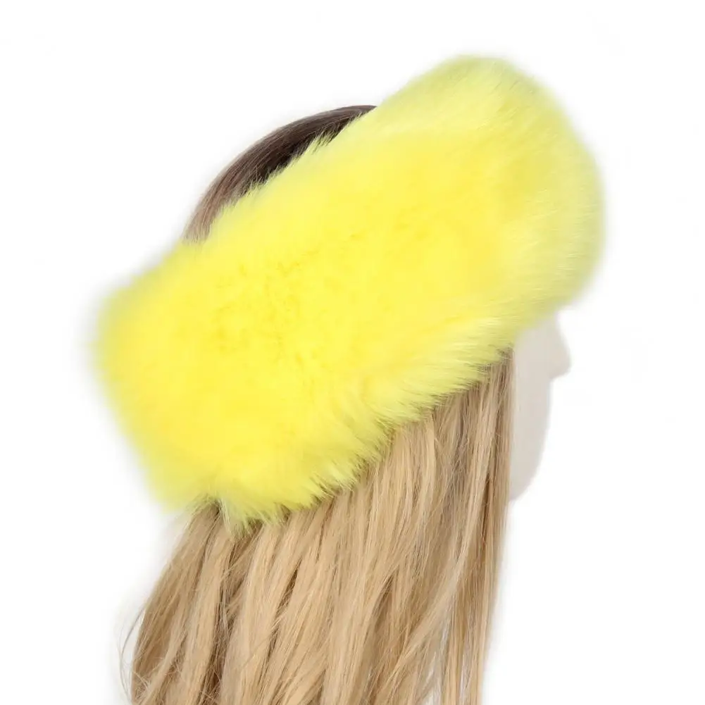 Повязка на голову популярная головная уборка пушистая утолщенная повязка для