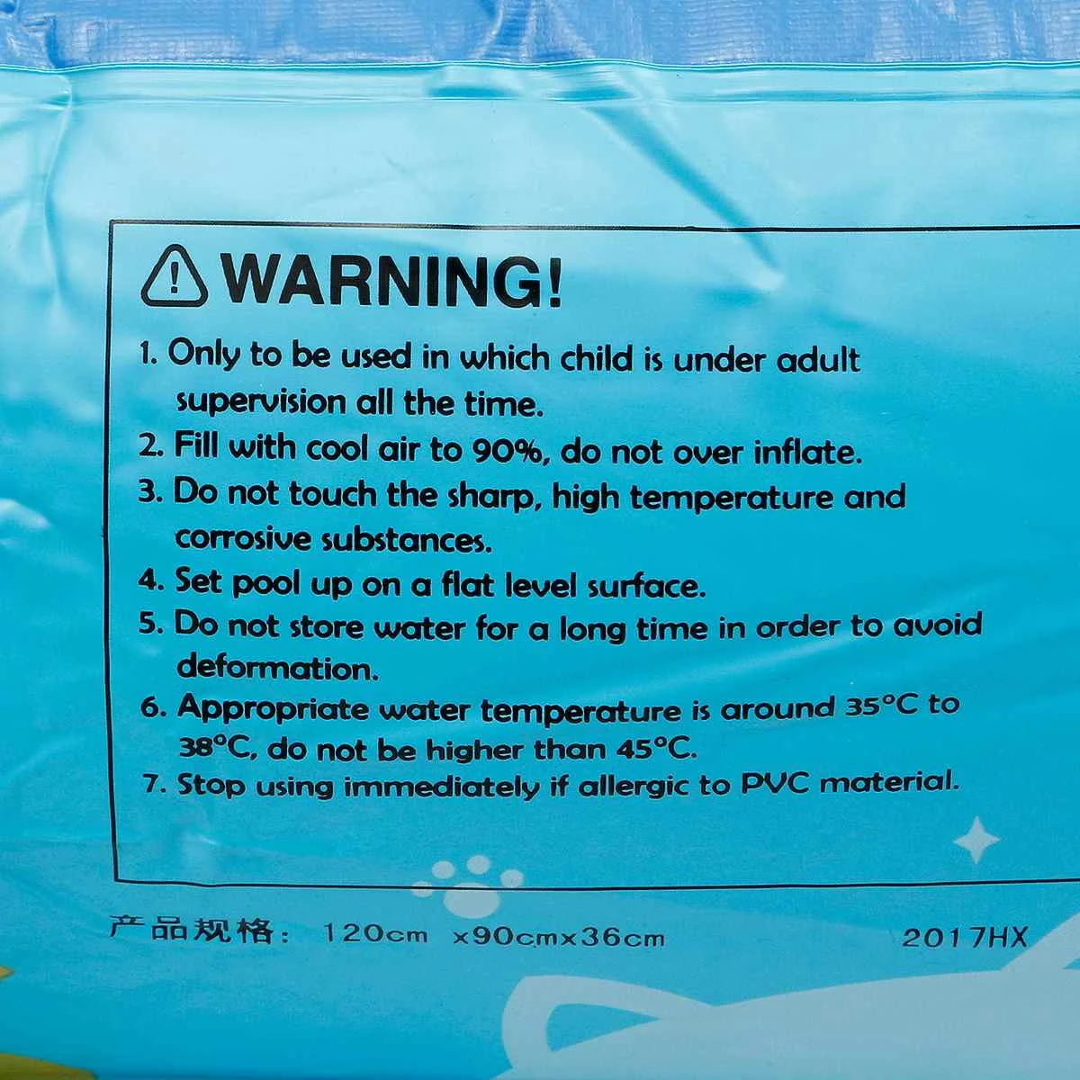 

120CM Children Inflatable Swimming Pool Bathing Tub Baby Kid Home Outdoor Large Swimming Pool Inflatable Square Swimming Pool