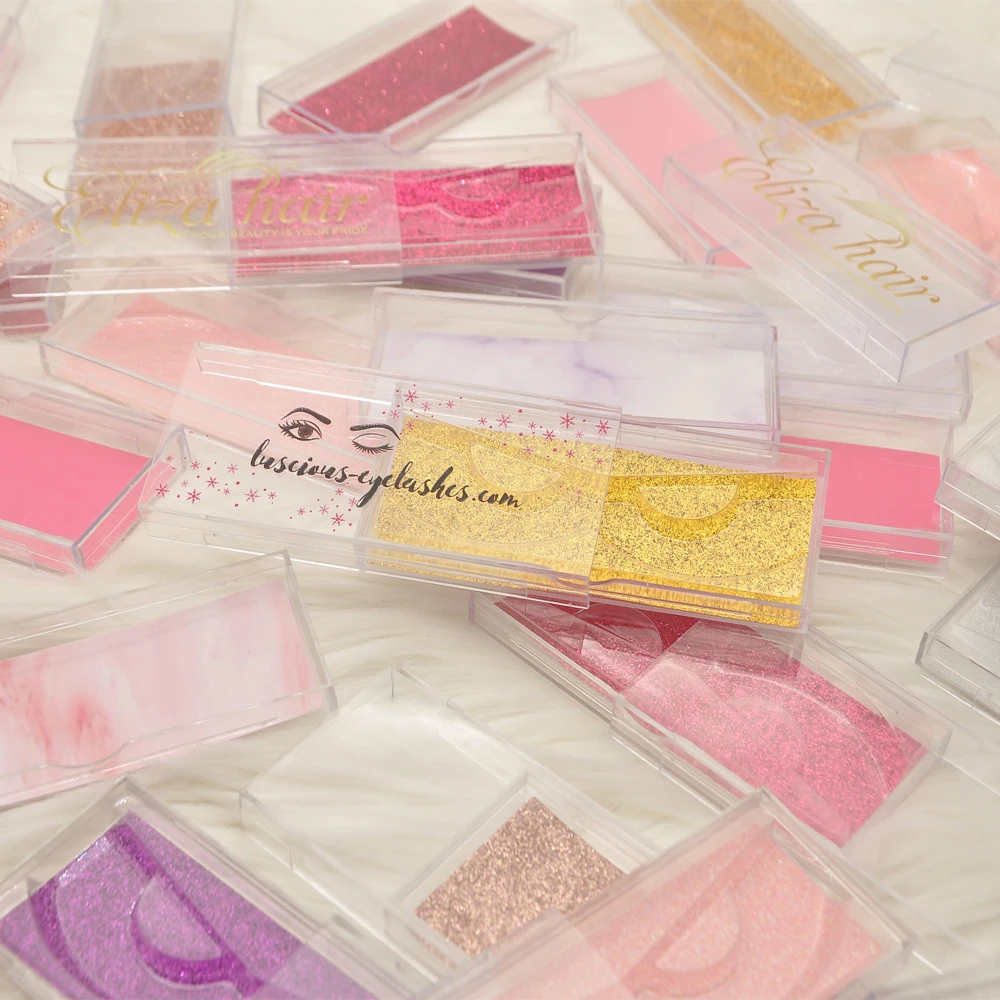 Оптовая продажа упаковка для ресниц коробки Пользовательский логотип