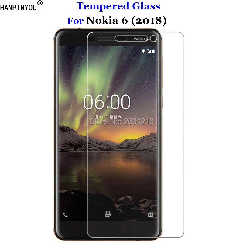 

Для Nokia 6,1 закаленное стекло 9H 2.5D Premium Защитная пленка для экрана для Nokia 6 II 2-го поколения 5,5"