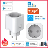 1610a wifi smart plug eu with power monitor smart home wireless socket outlet timer plugs works with alexa google home tuya app