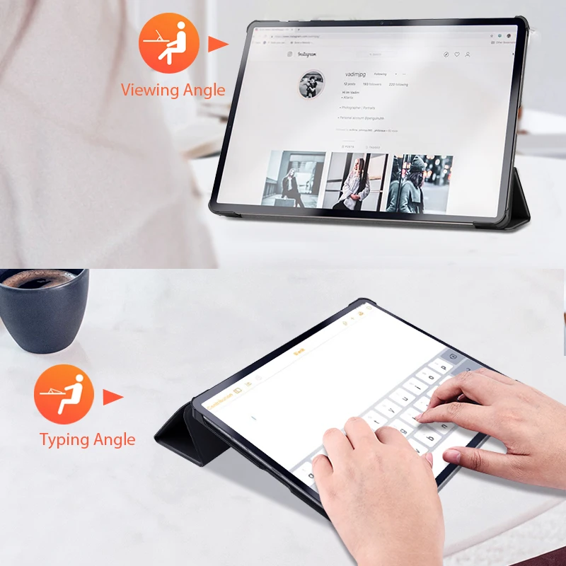 for samsung galaxy tab s7 fe case sm t730 t736bfor s7 plus t970 t975 s7 t870 slim protective cover for s6 lite s6 tablet funda free global shipping